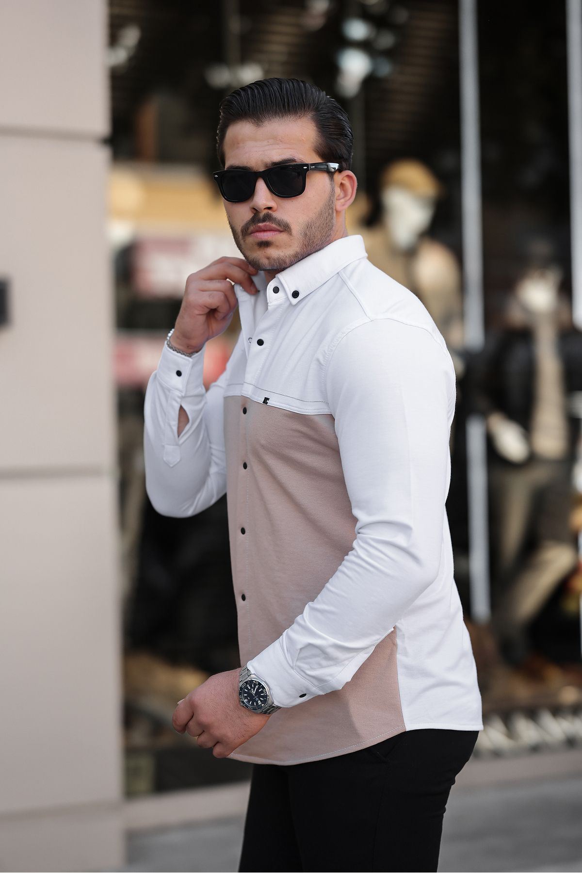 Çift Renk Kışlık Gömlek