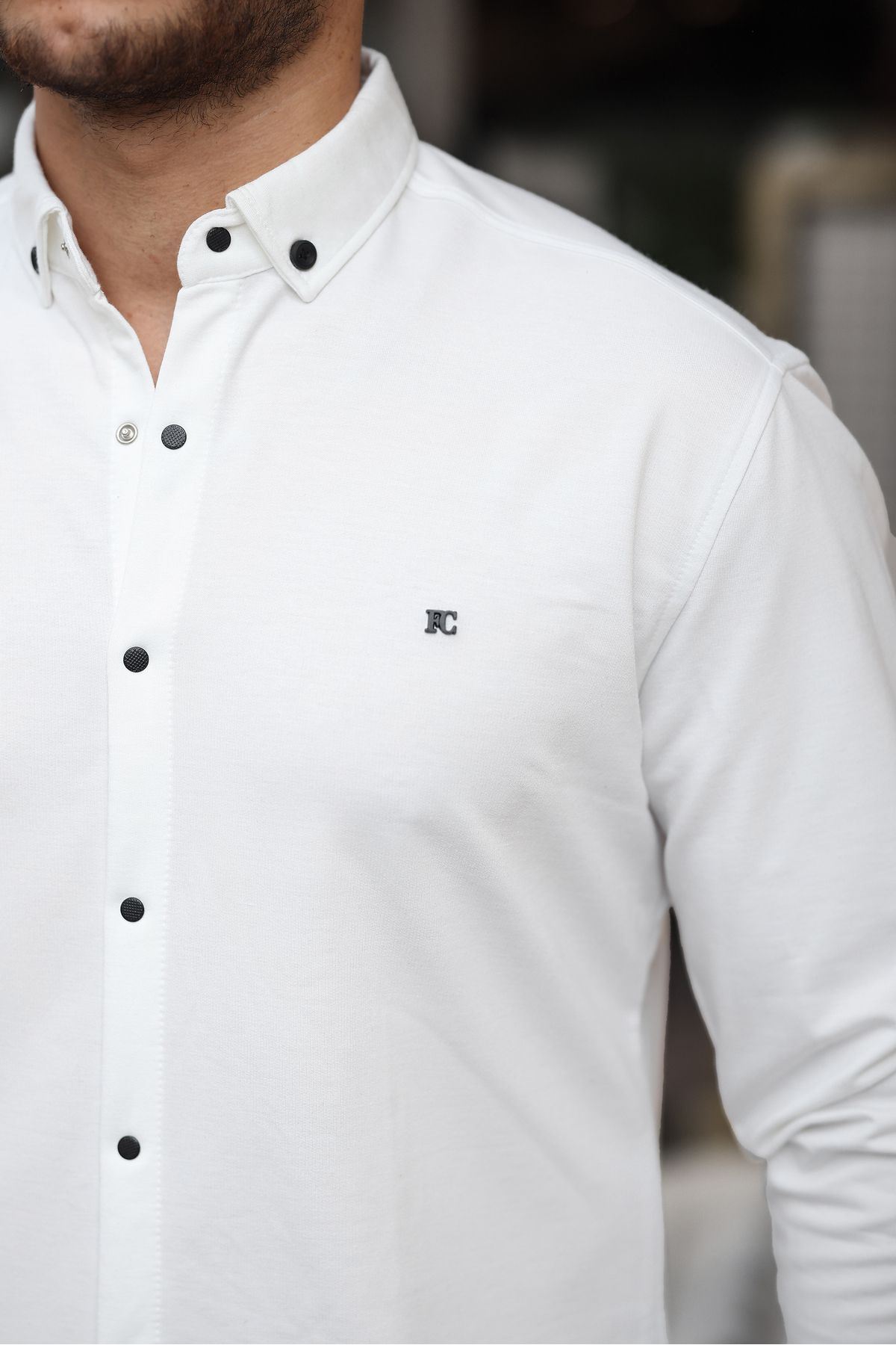 Düz Çıtçıtlı Kışlık Gömlek