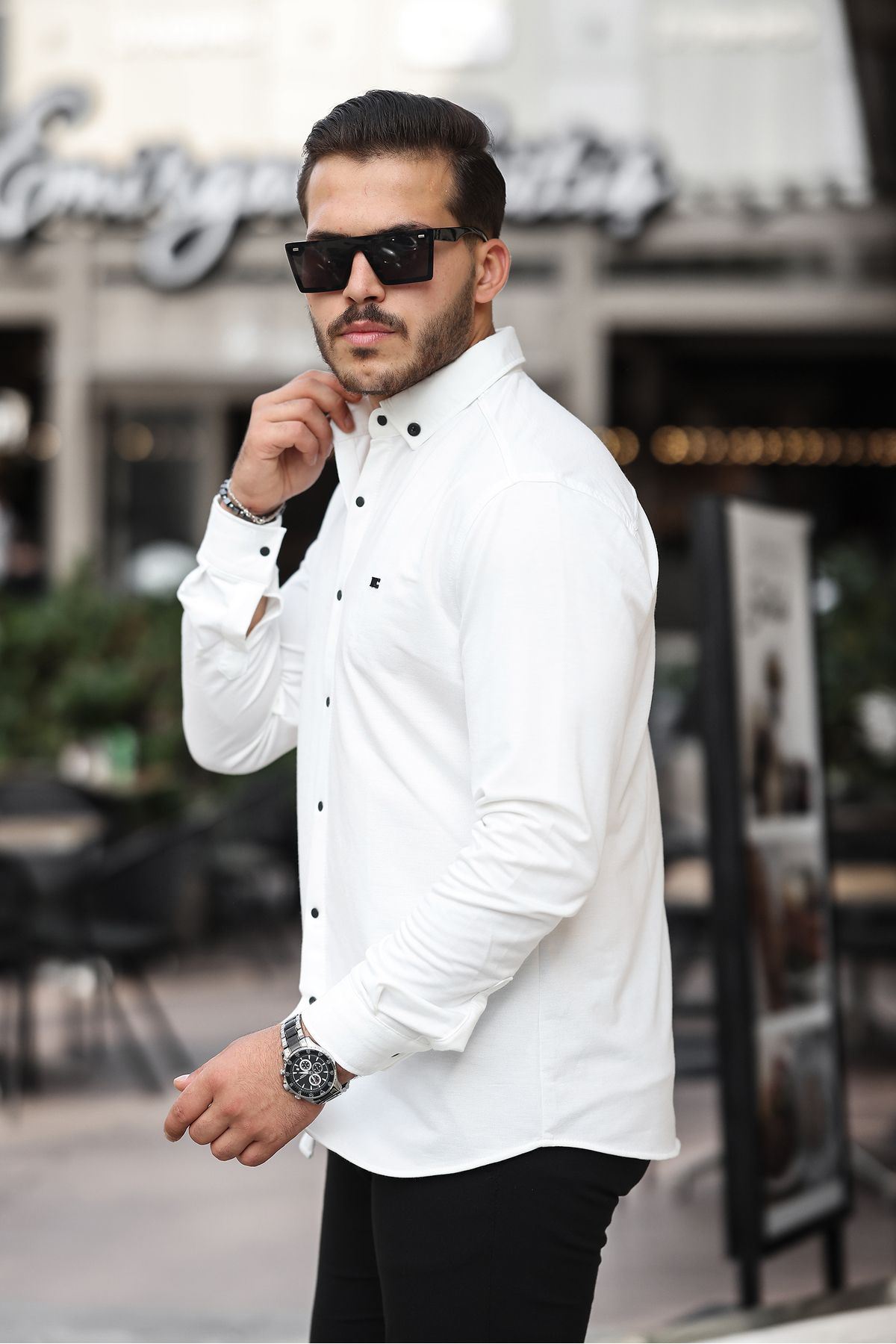 Düz Çıtçıtlı Kışlık Gömlek