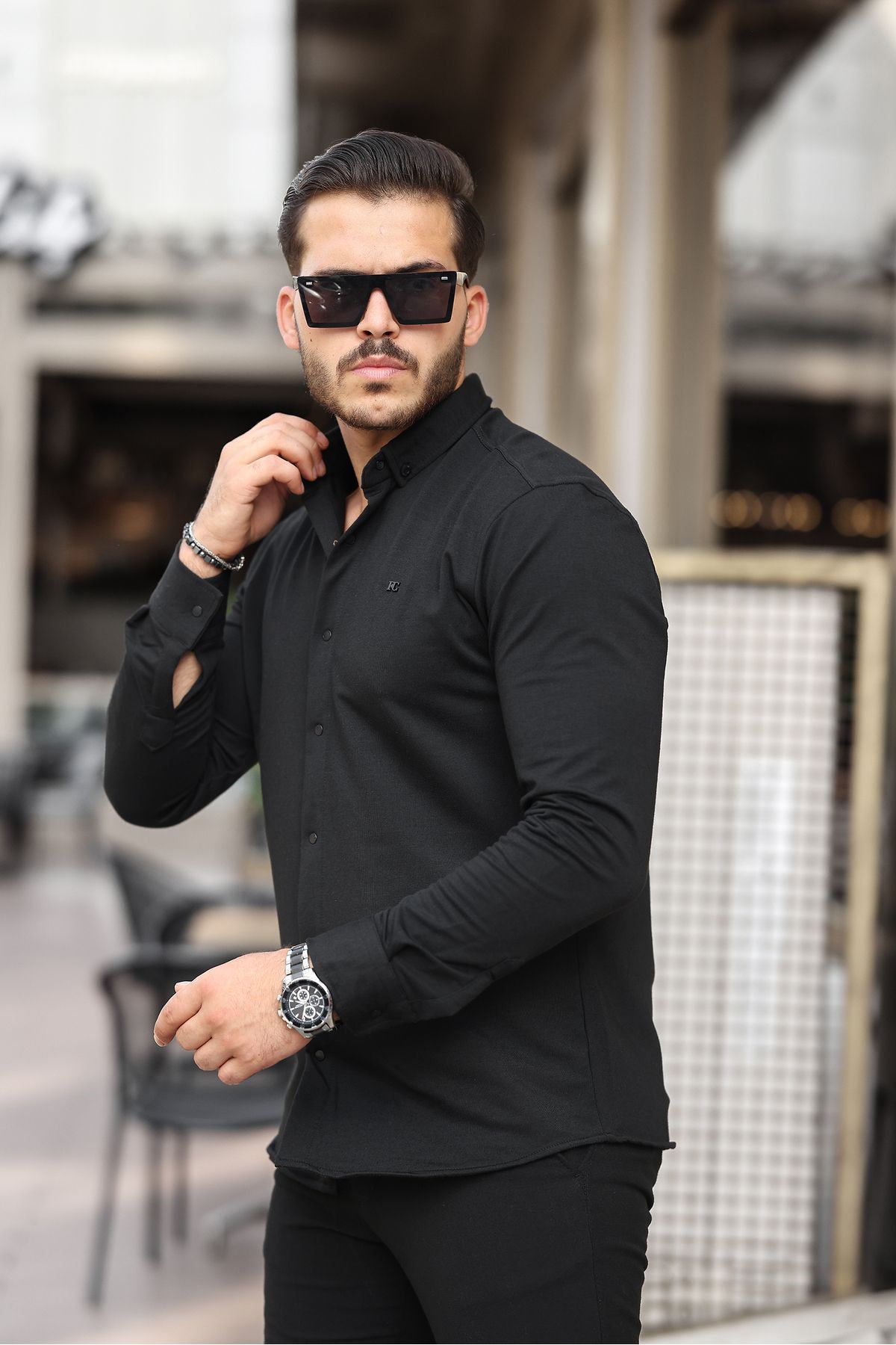 Düz Çıtçıtlı Kışlık Gömlek