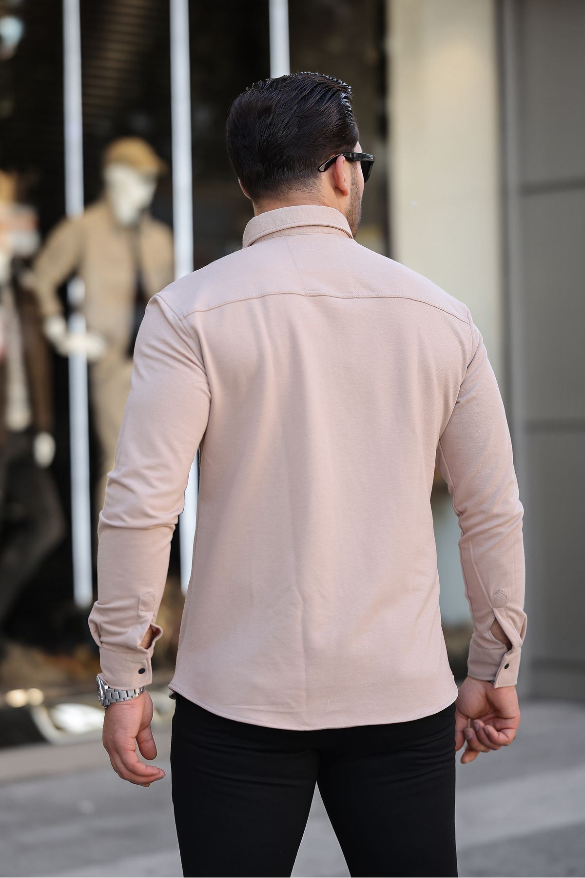 Çıtçıtlı Çift Cep Kışlık Gömlek