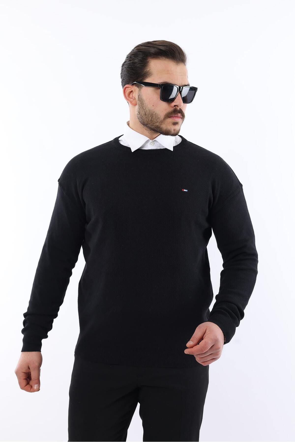 Sıfır Yaka Triko Kazak