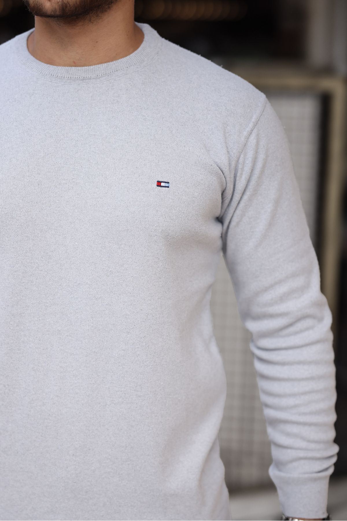 Sıfır Yaka Triko Kazak