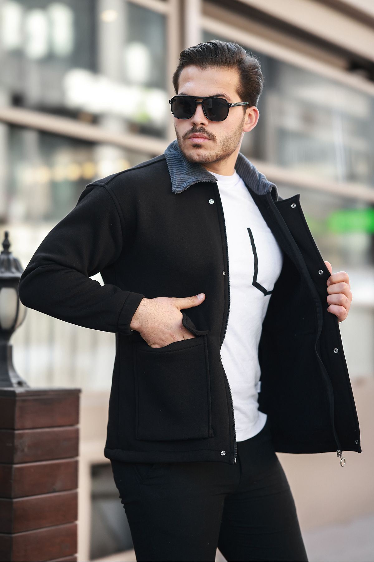 Erkek Kadife Yaka Ceket