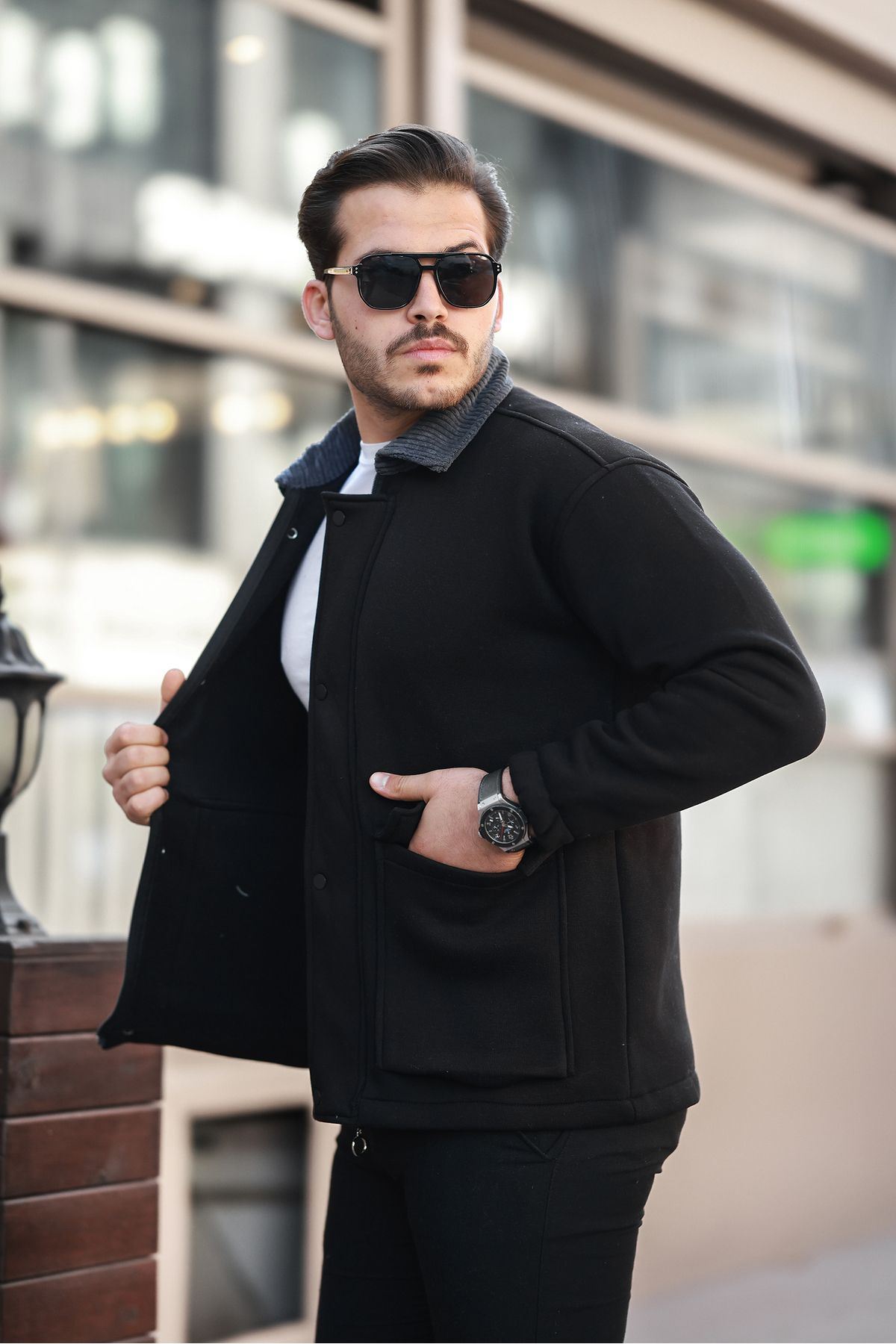 Erkek Kadife Yaka Ceket