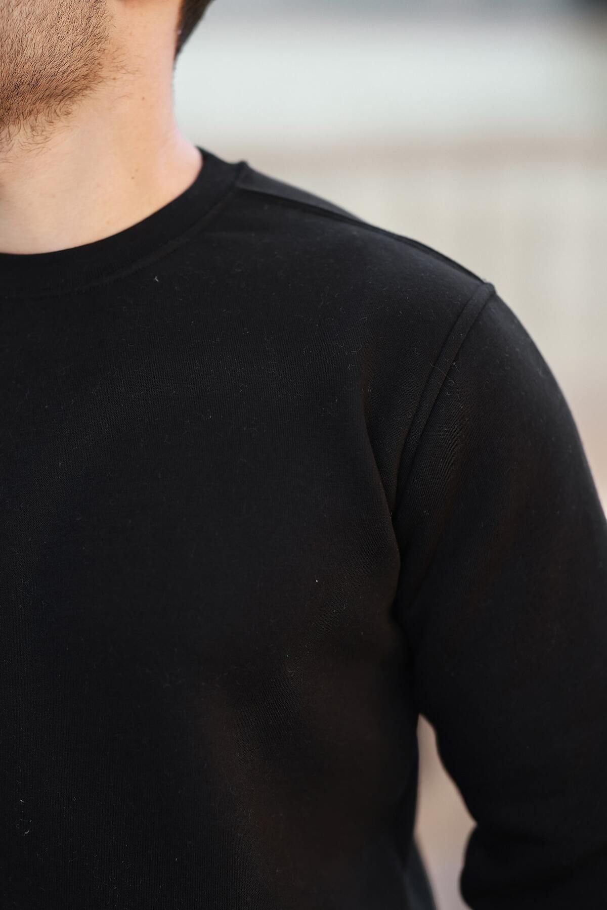 Erkek Oversize Üç Iplik Kompakt Pamuklu Sweatshirt