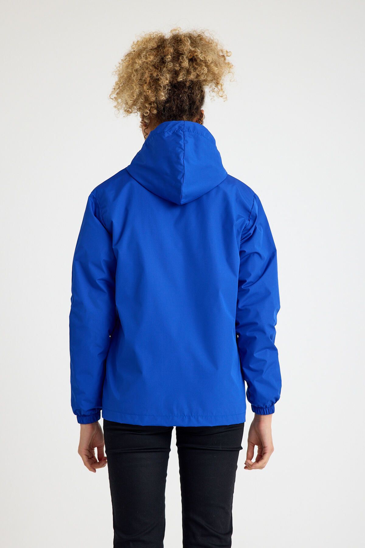 Kadın Içi Astarlı Suya Dayanıklı Kapüşonlu Yağmurluk