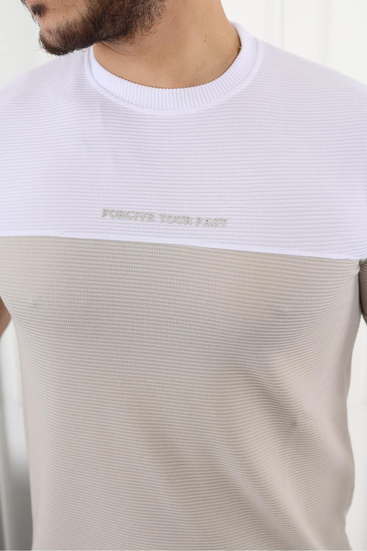 Çift Renk Baskılı T-Shirt