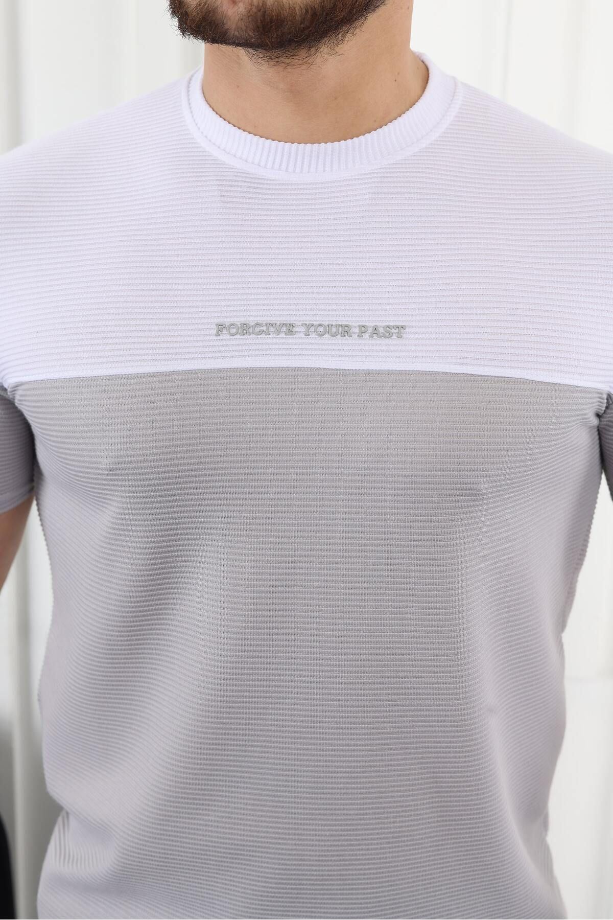 Çift Renk Baskılı T-Shirt