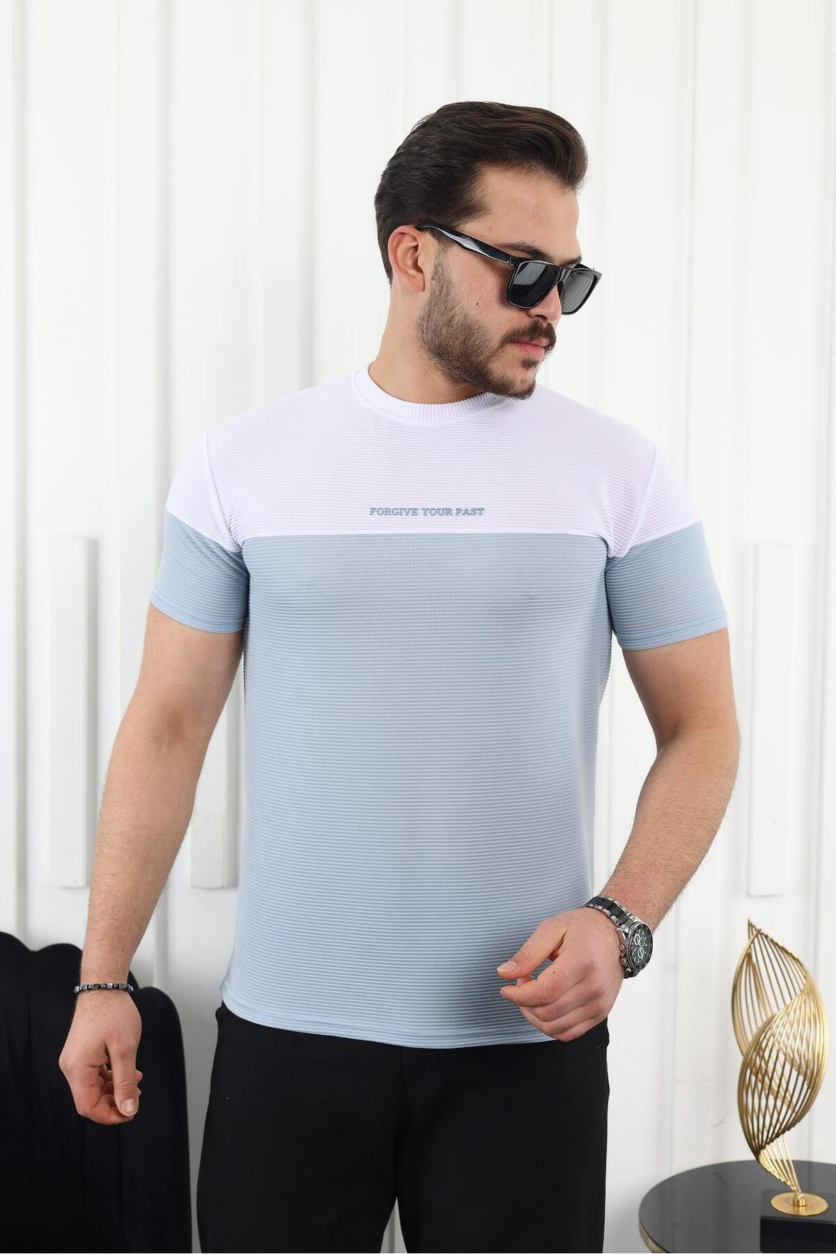 Çift Renk Baskılı T-Shirt