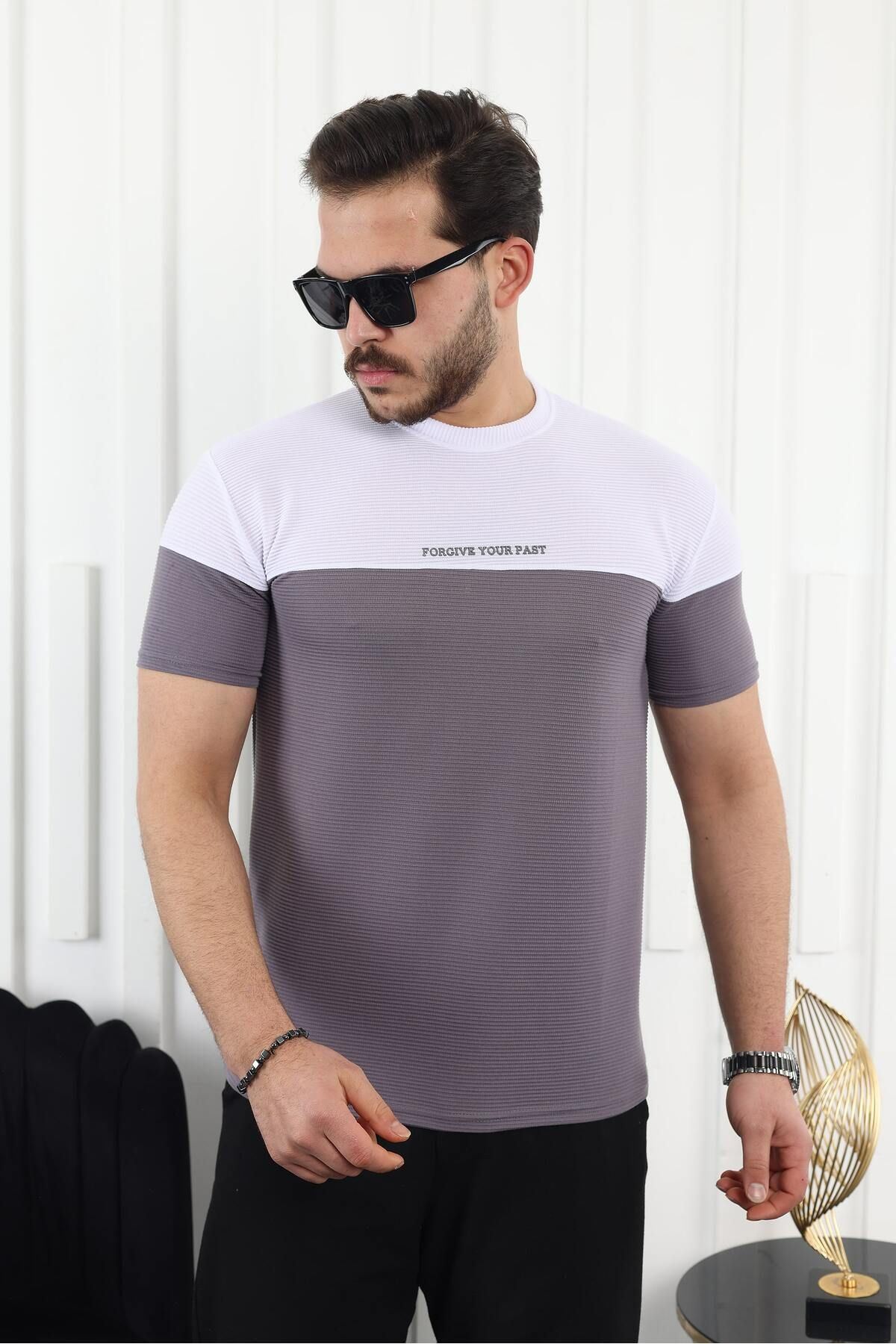 Çift Renk Baskılı T-Shirt