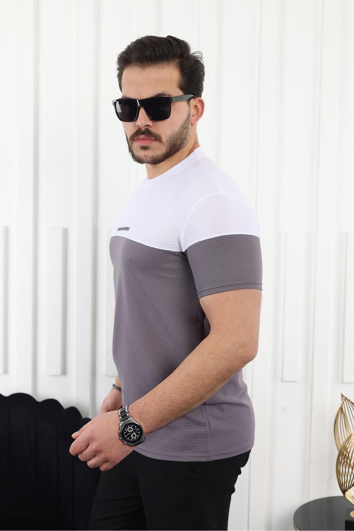 Çift Renk Baskılı T-Shirt