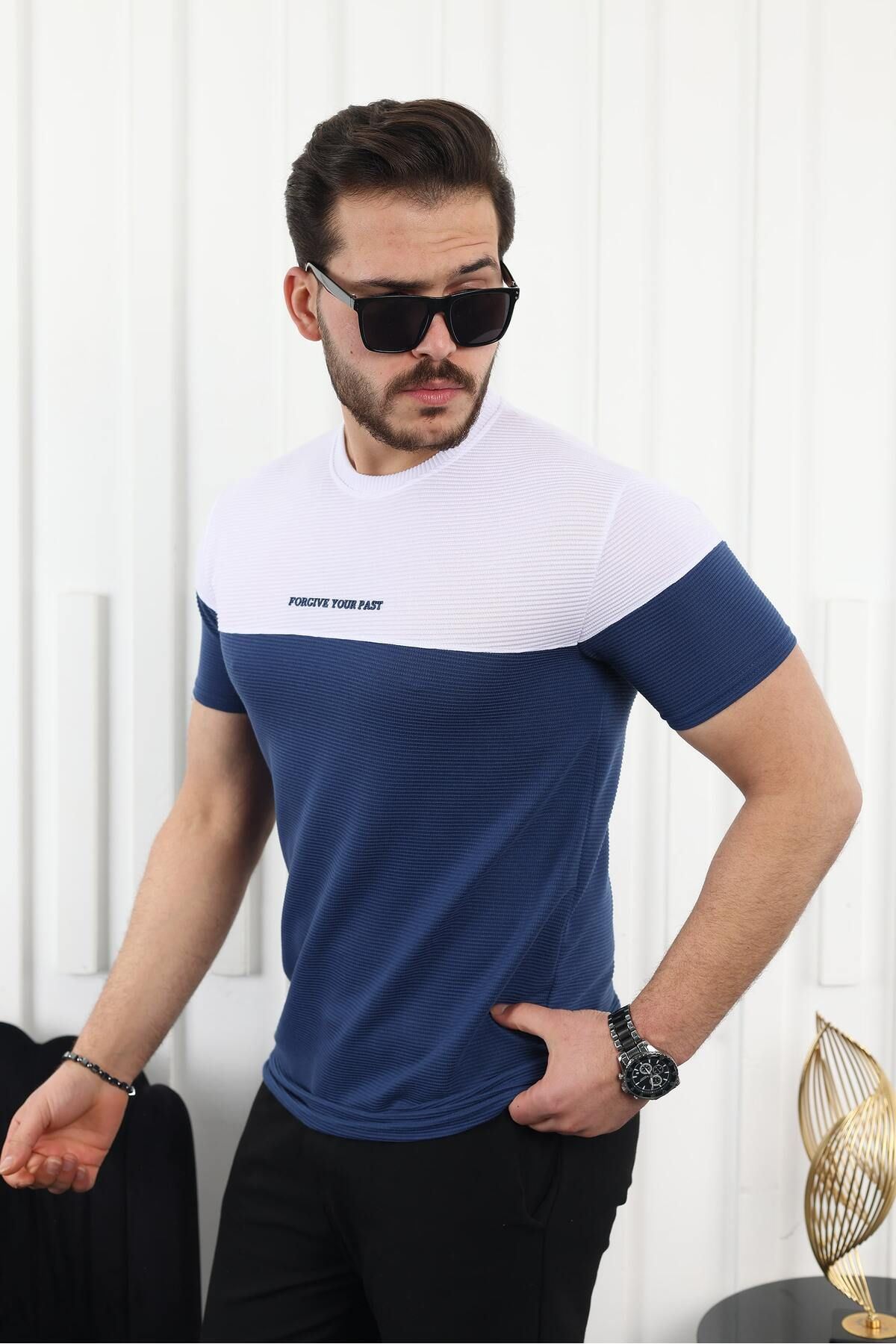 Çift Renk Baskılı T-Shirt