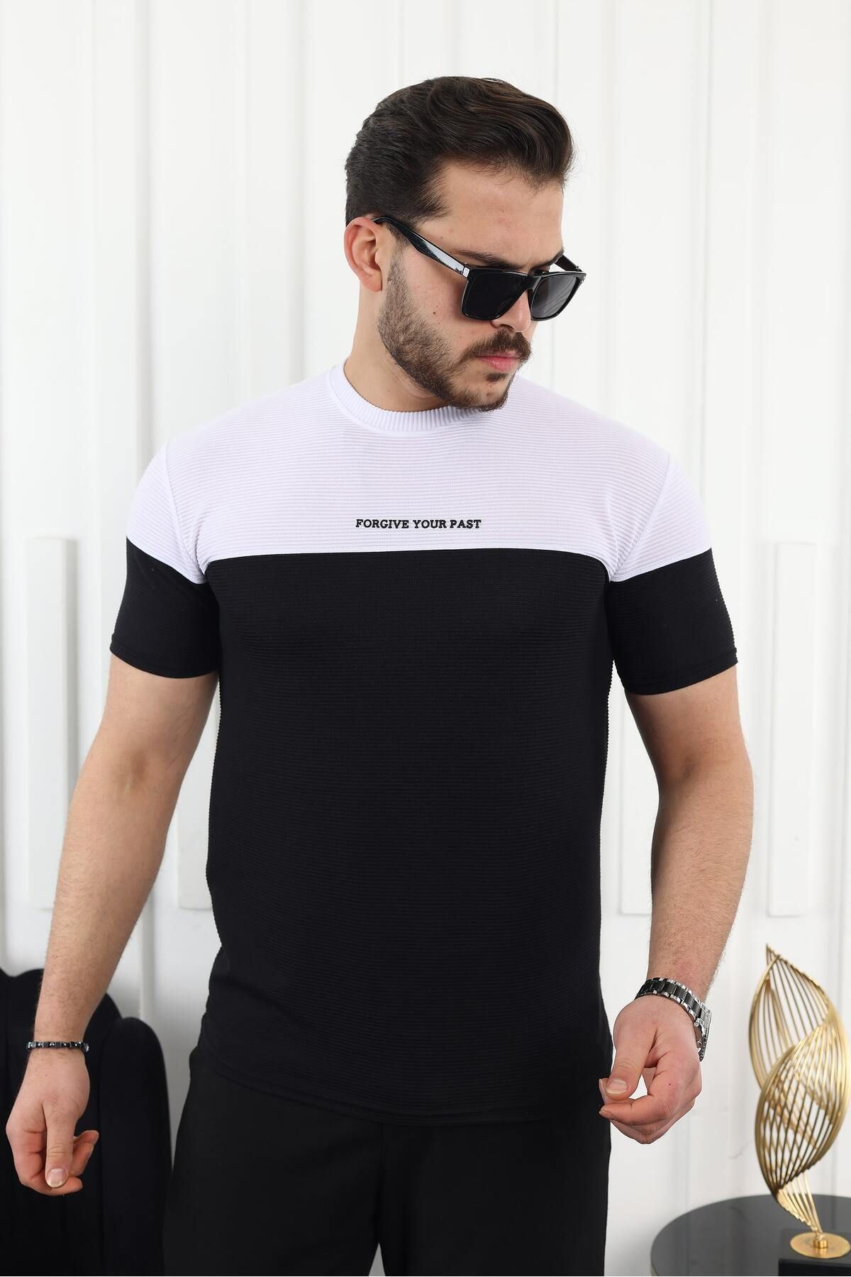 Çift Renk Baskılı T-Shirt