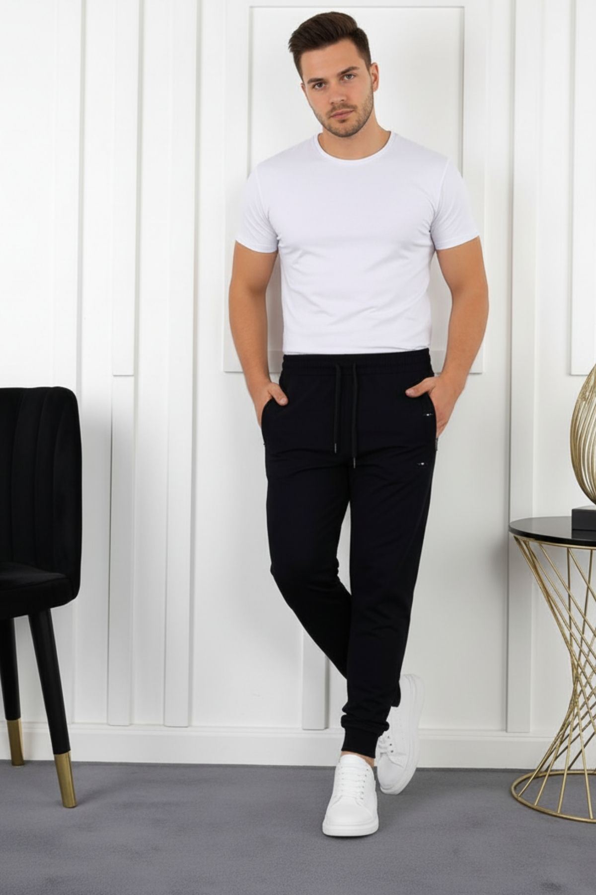 Erkek Slim Fit Jogger Eşofman Altı