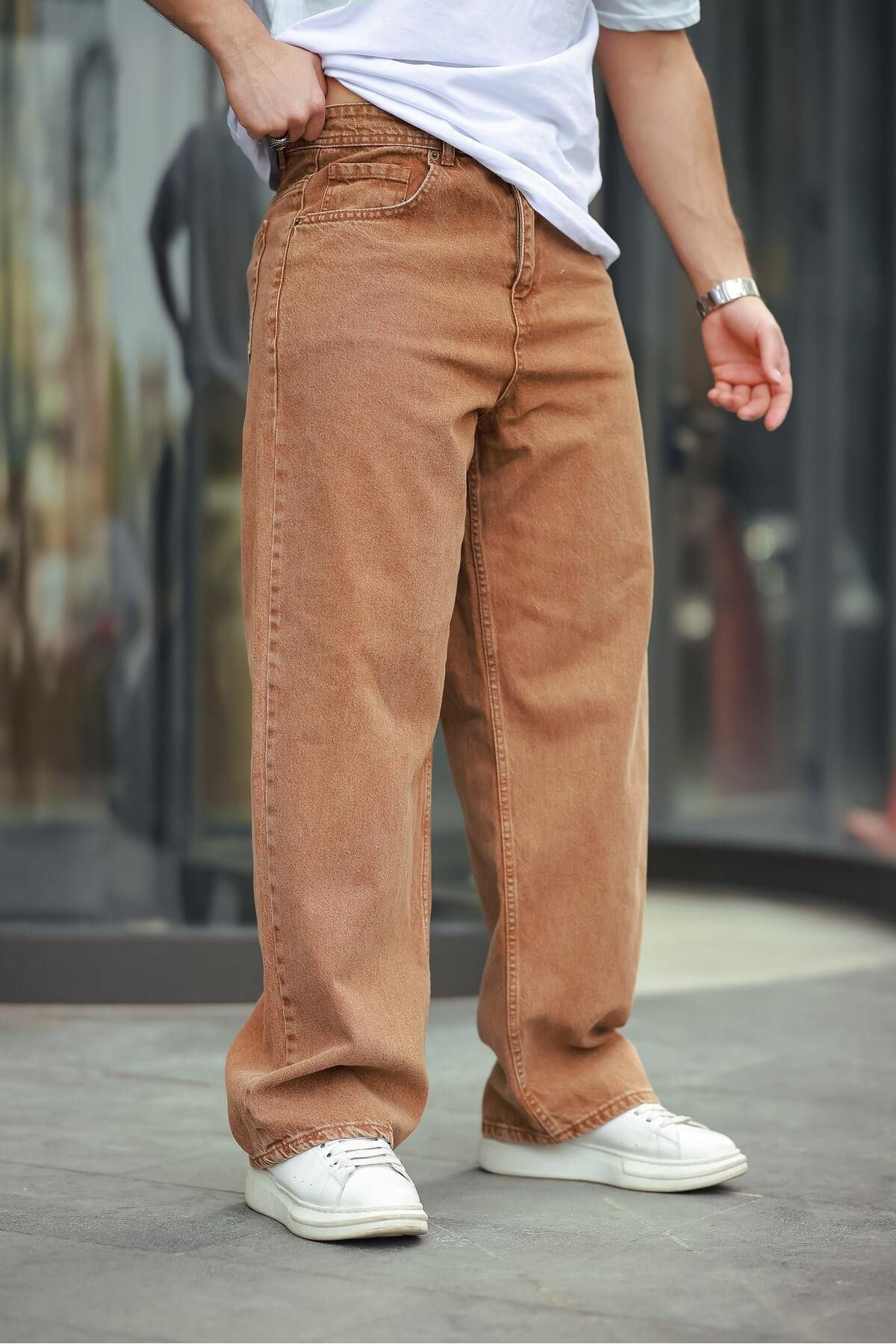Erkek Baggy Salaş Bol Ve Rahat Kalıp  Pantolon