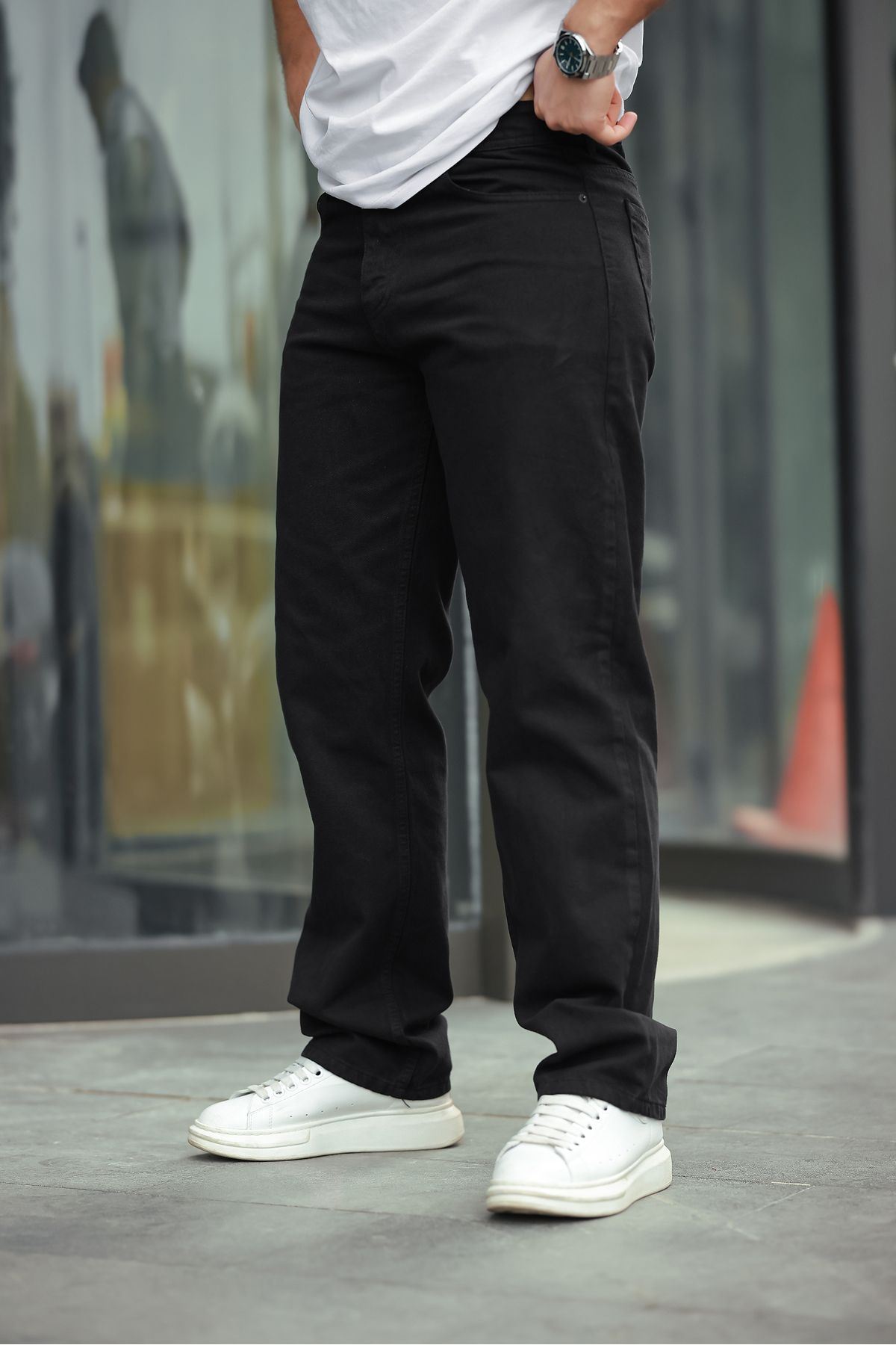 Erkek Baggy Salaş Bol Ve Rahat Kalıp  Pantolon