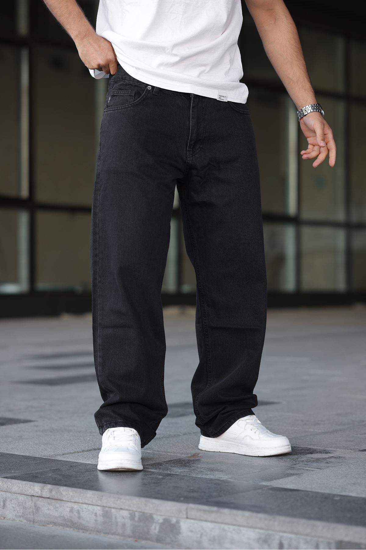 Erkek Baggy Salaş Bol Ve Rahat Kalıp  Pantolon