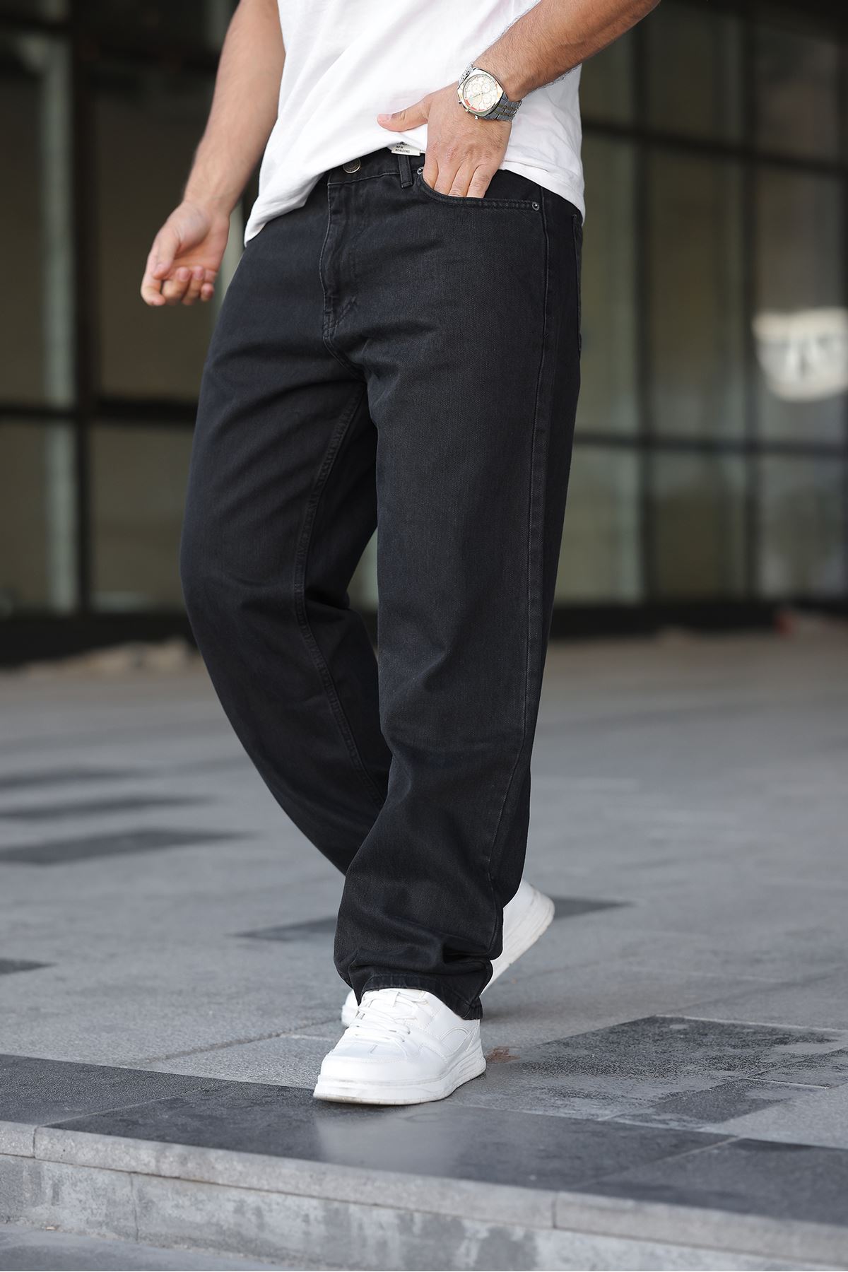 Erkek Baggy Salaş Bol Ve Rahat Kalıp  Pantolon