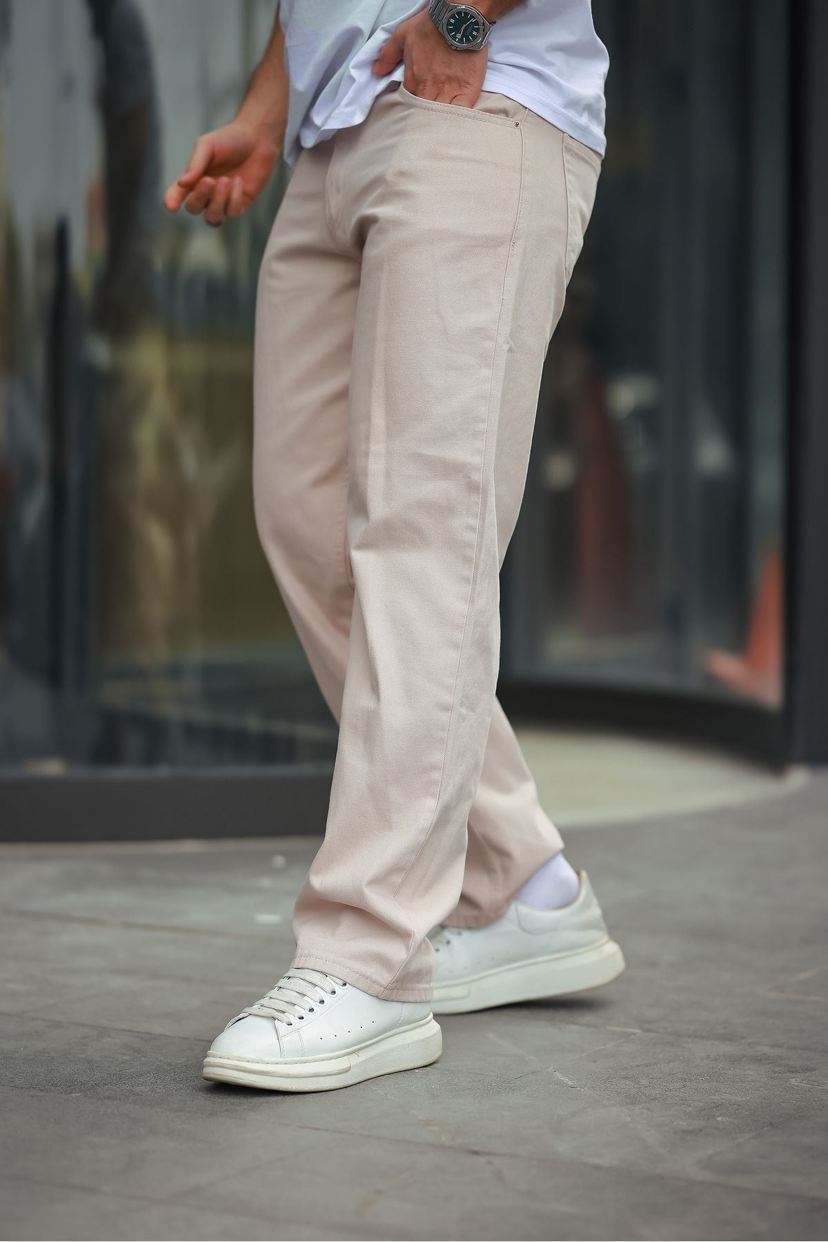 Erkek Baggy Salaş Bol Ve Rahat Kalıp  Pantolon