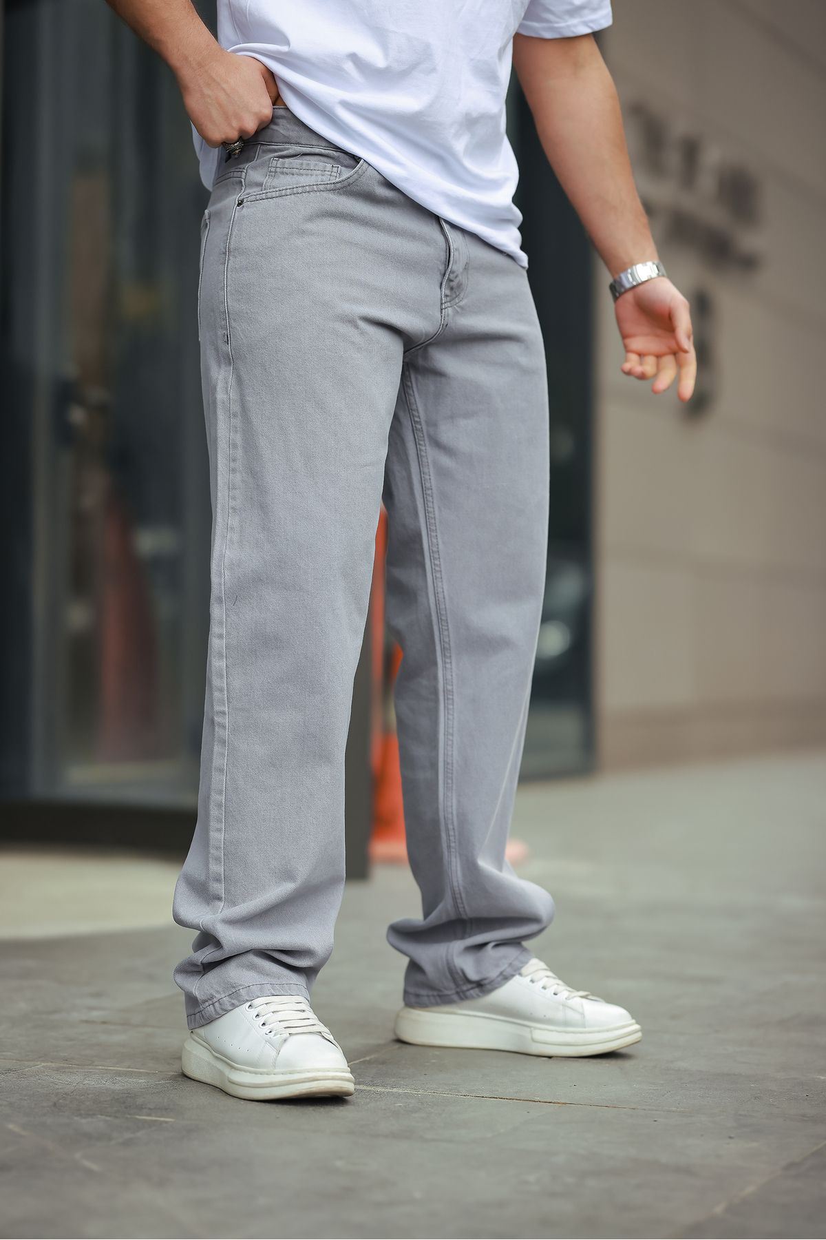 Erkek Baggy Salaş Bol Ve Rahat Kalıp  Pantolon