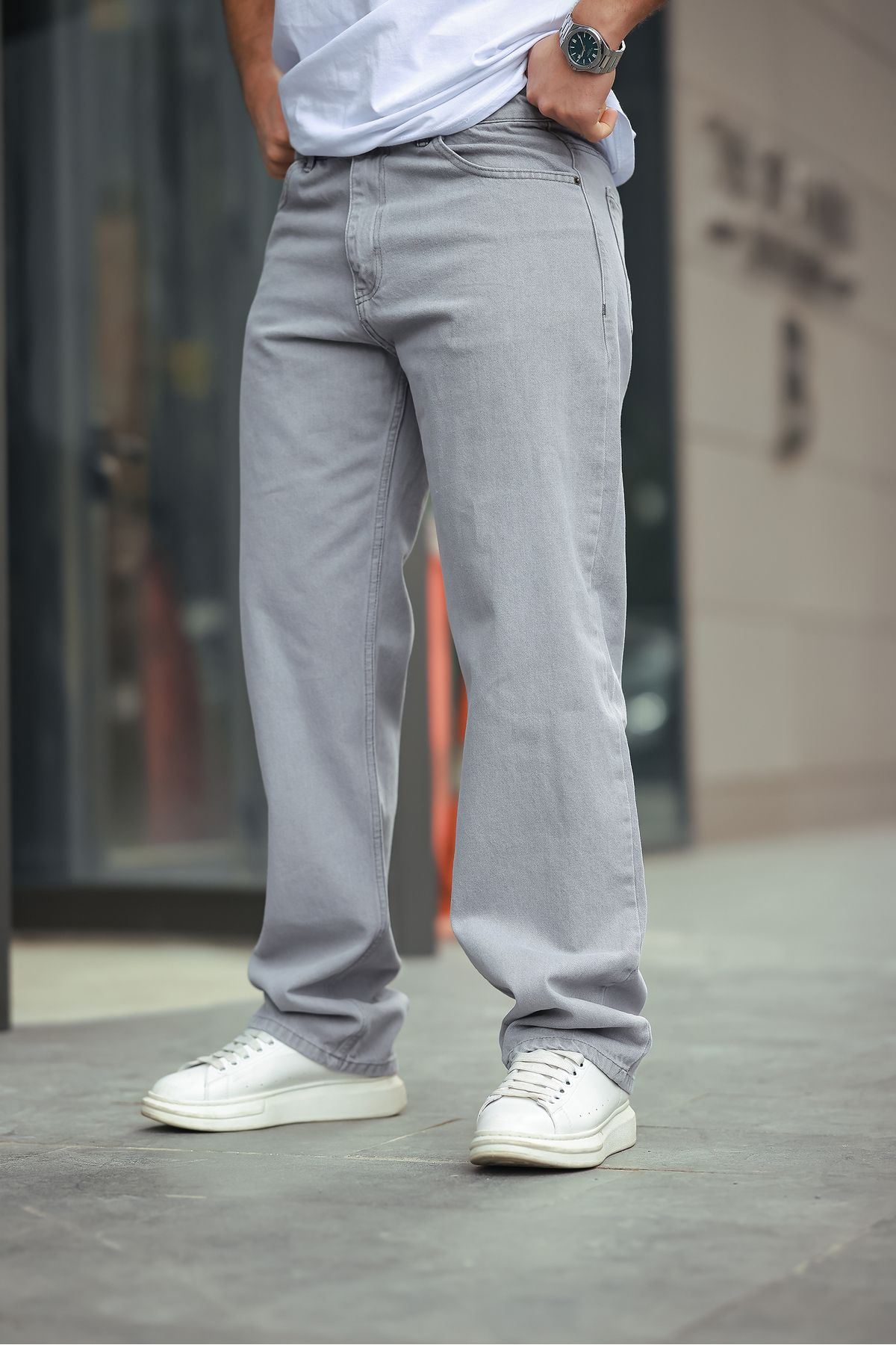 Erkek Baggy Salaş Bol Ve Rahat Kalıp  Pantolon