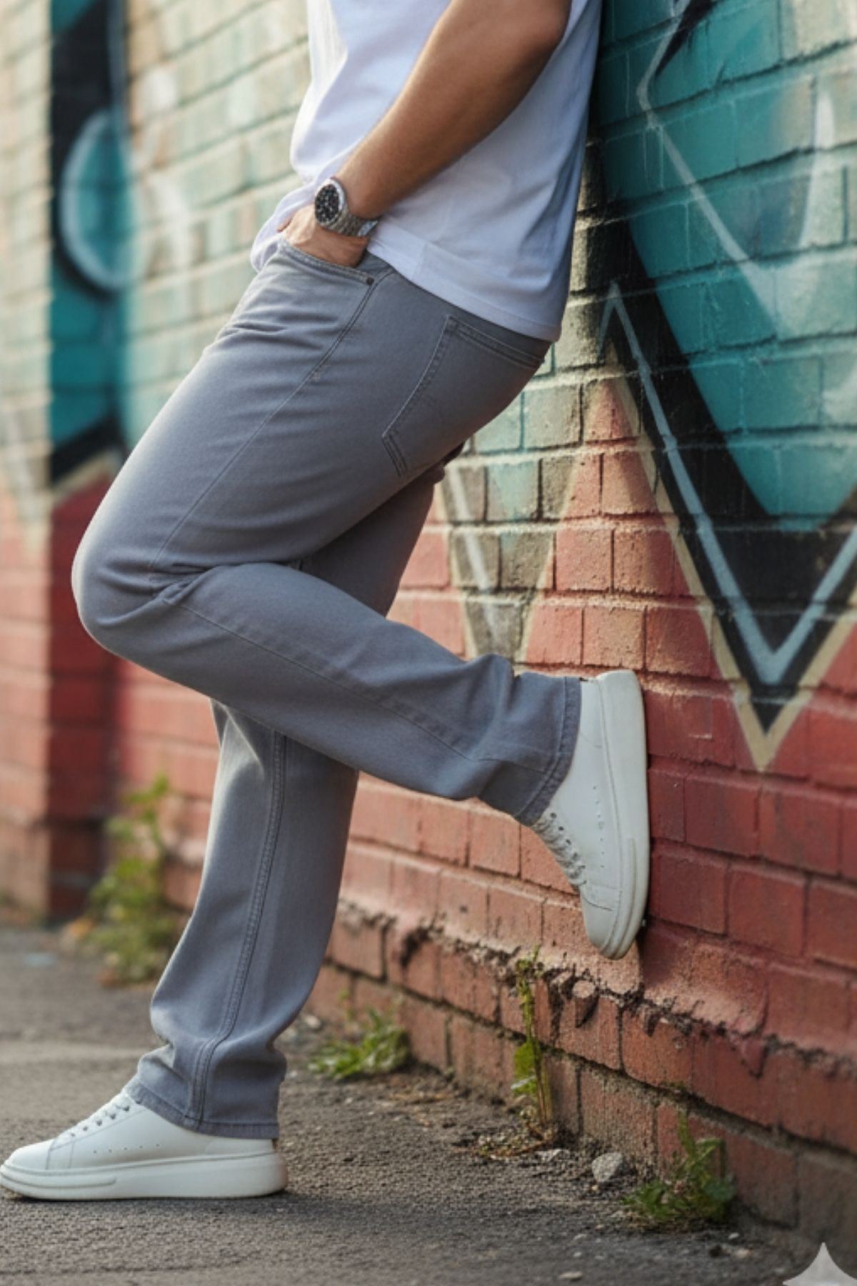 Erkek Baggy Salaş Bol Ve Rahat Kalıp  Pantolon