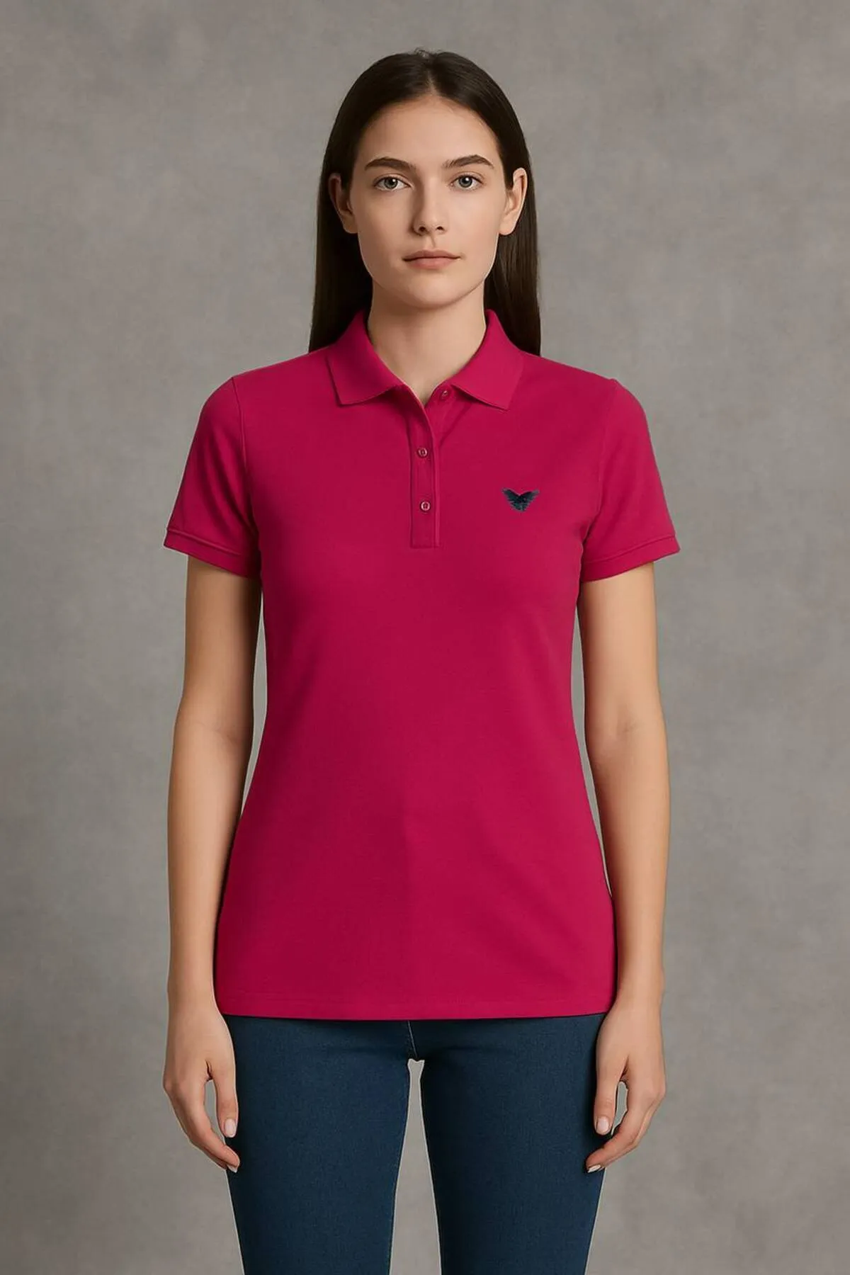 Kadın Yazlık 3 Lü Paket Basic Arma Polo Yaka Tişört