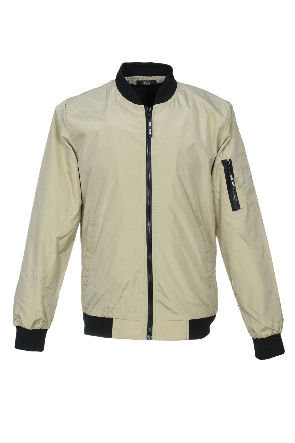 Erkek Fermuarlı Taş Kolej Rüzgarlık & Yağmurluk