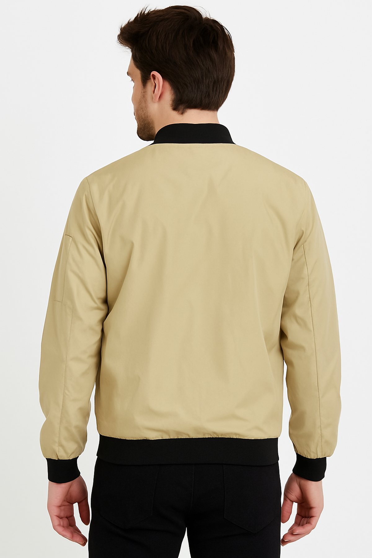 Erkek Fermuarlı Taş Kolej Rüzgarlık & Yağmurluk