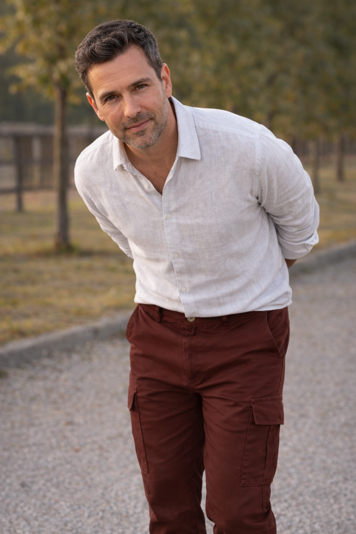 Erkek Premium Comfort Kiremit Kargo Baggy Pantolon