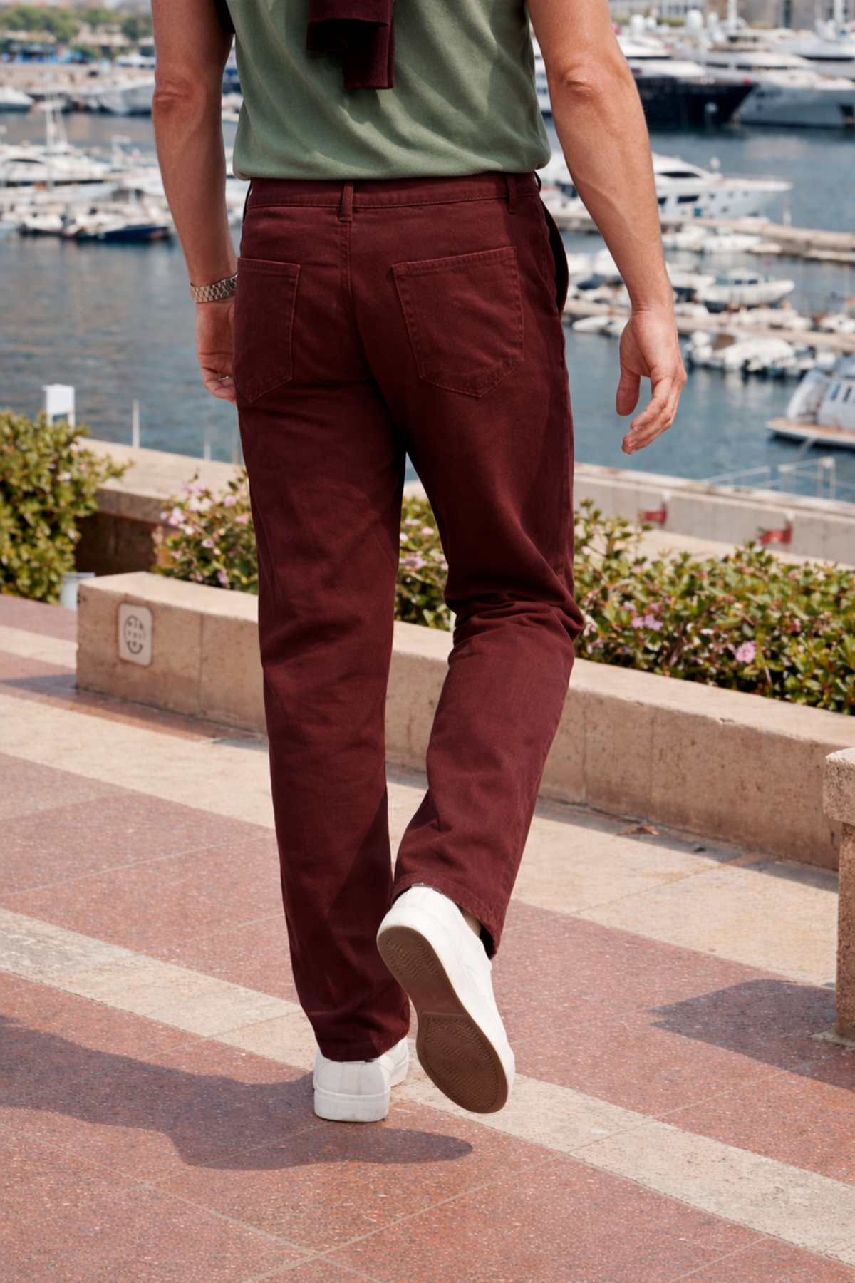 Erkek Relax Fit Kiremit Baggy Kargo Pantolon