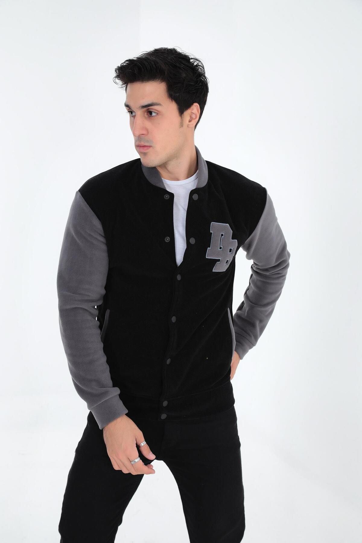 Bomber Yaka Fit Polar Kolej Ceket