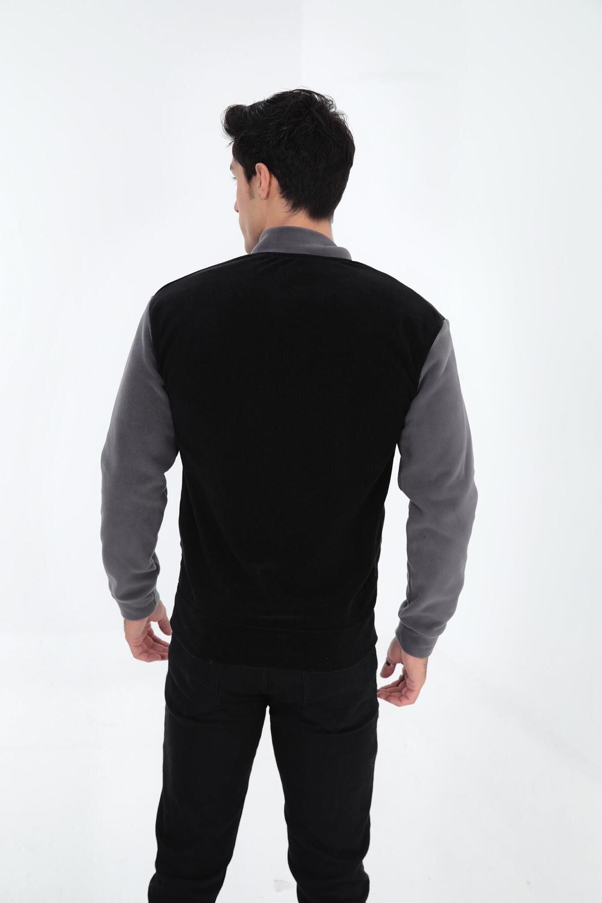 Bomber Yaka Fit Polar Kolej Ceket