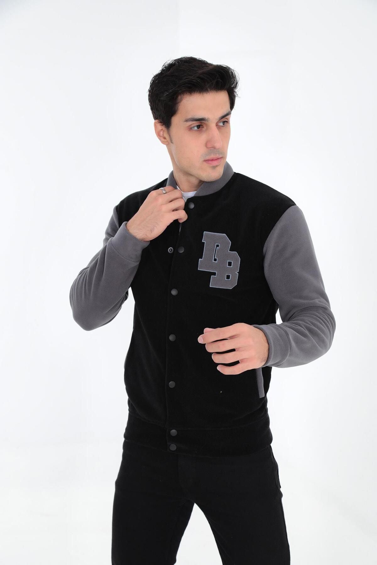 Bomber Yaka Fit Polar Kolej Ceket