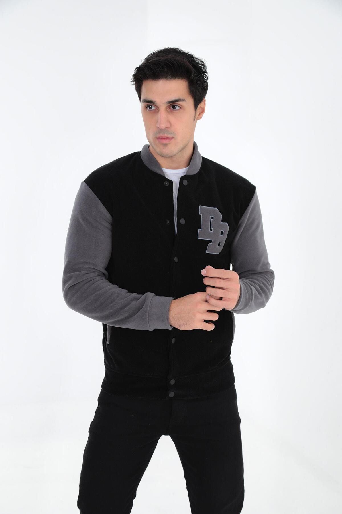 Bomber Yaka Fit Polar Kolej Ceket