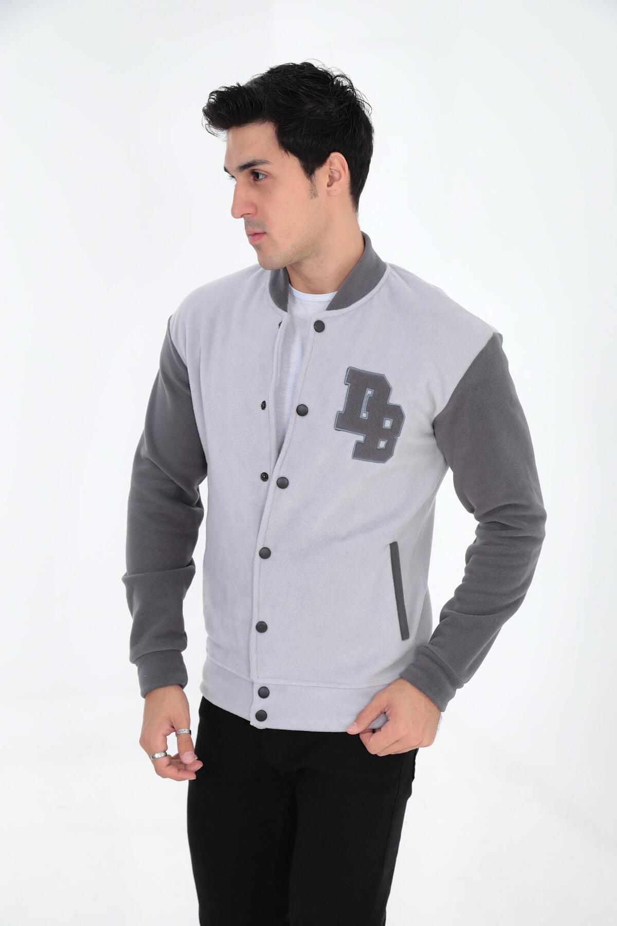 Bomber Yaka Fit Polar Kolej Ceket