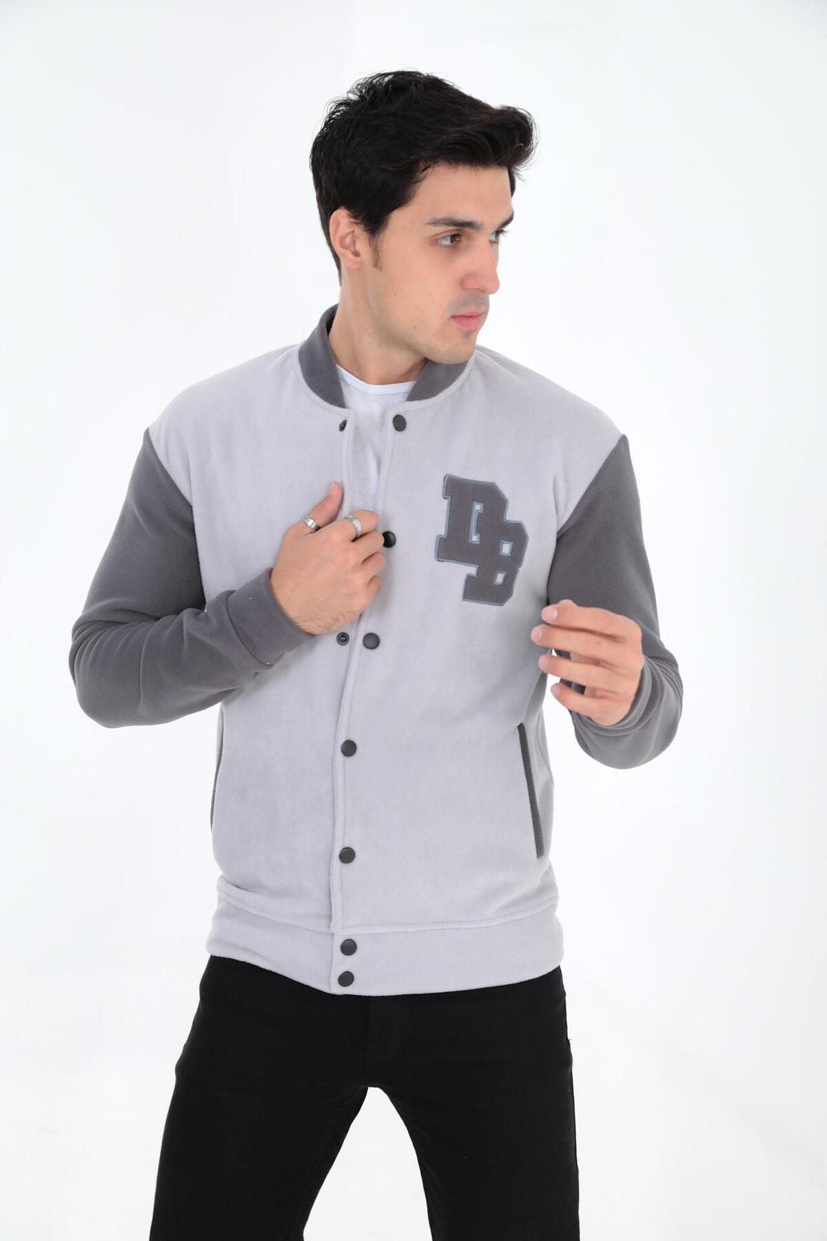 Bomber Yaka Fit Polar Kolej Ceket