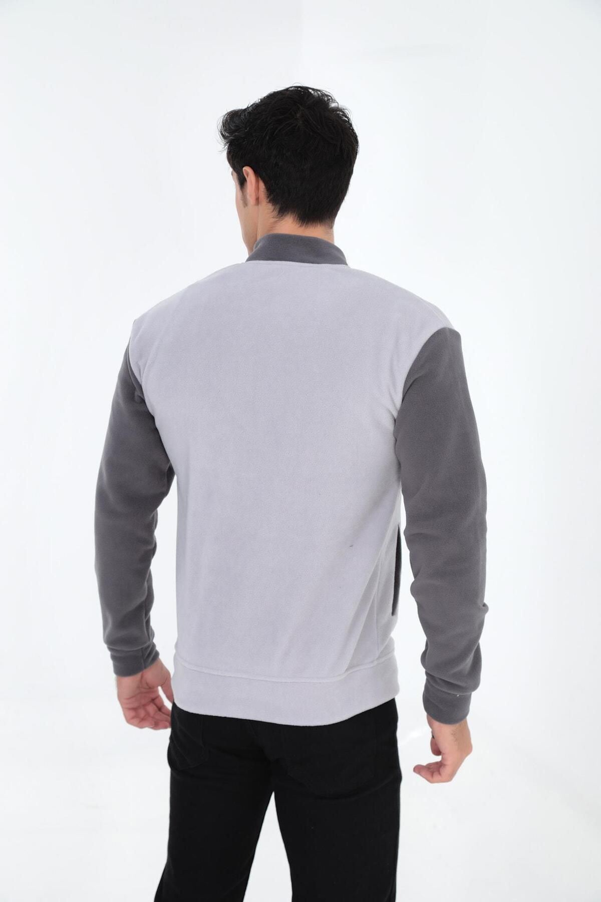 Bomber Yaka Fit Polar Kolej Ceket