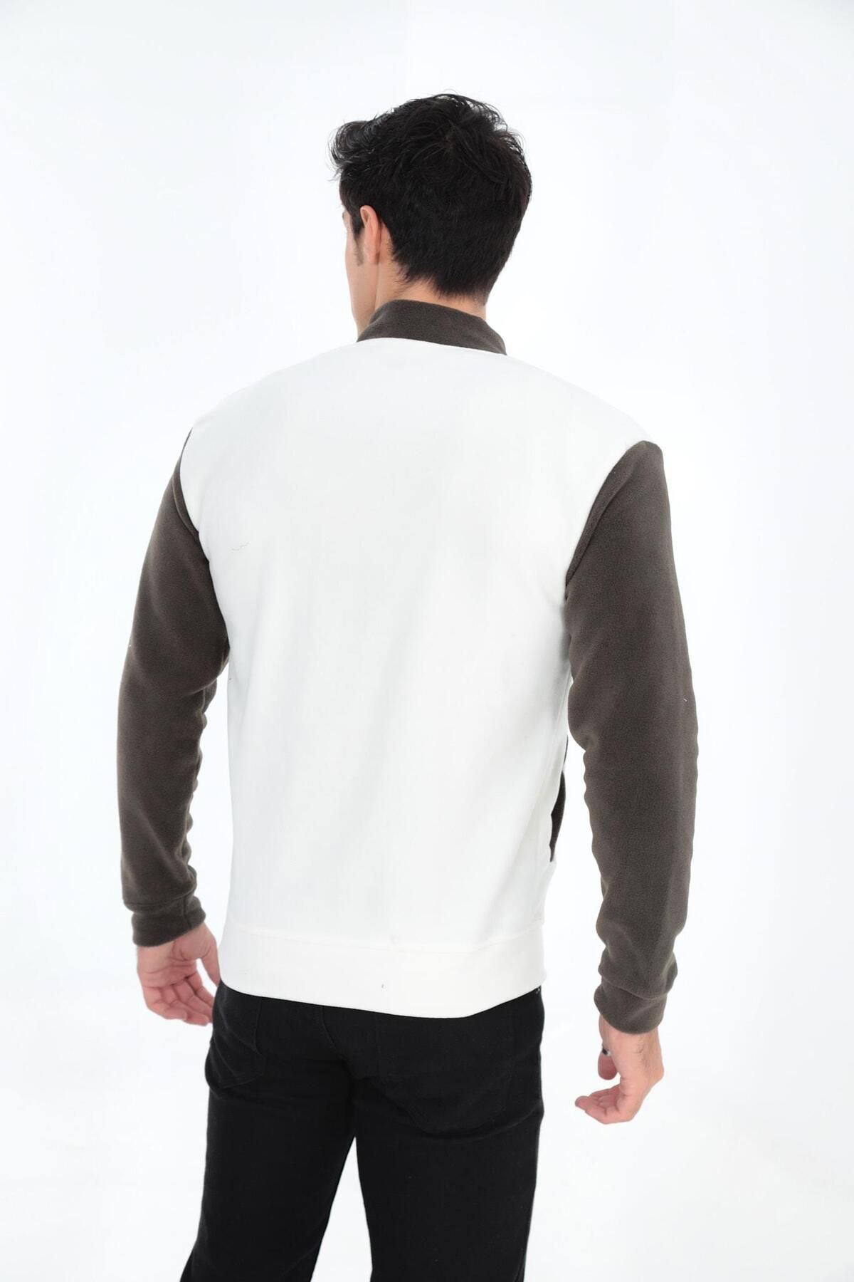 Bomber Yaka Fit Polar Kolej Ceket