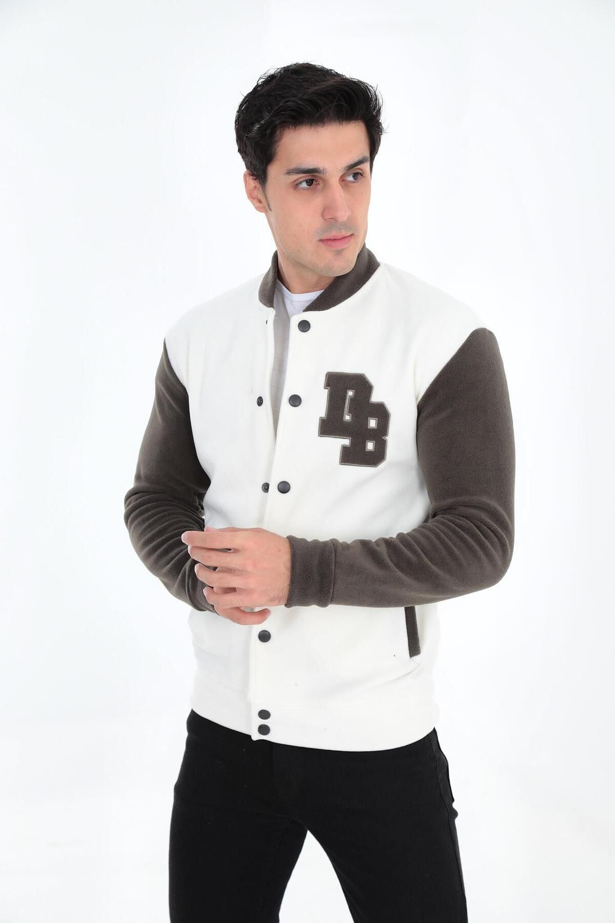 Bomber Yaka Fit Polar Kolej Ceket