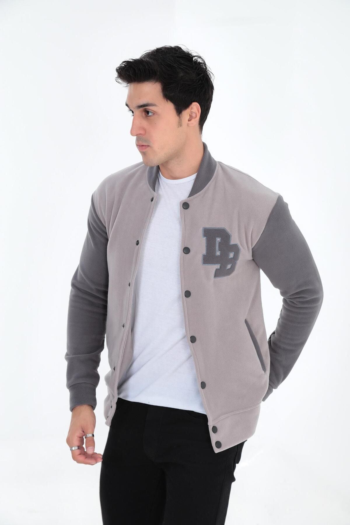 Bomber Yaka Fit Polar Kolej Ceket