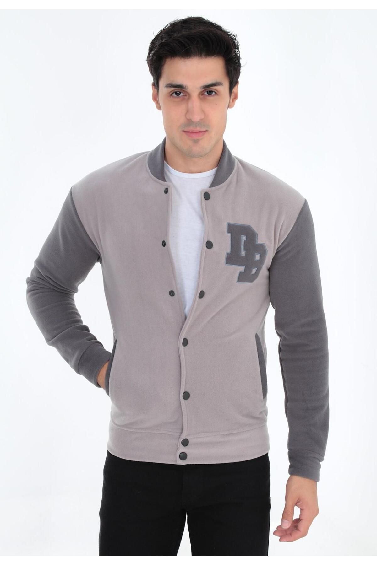 Bomber Yaka Fit Polar Kolej Ceket