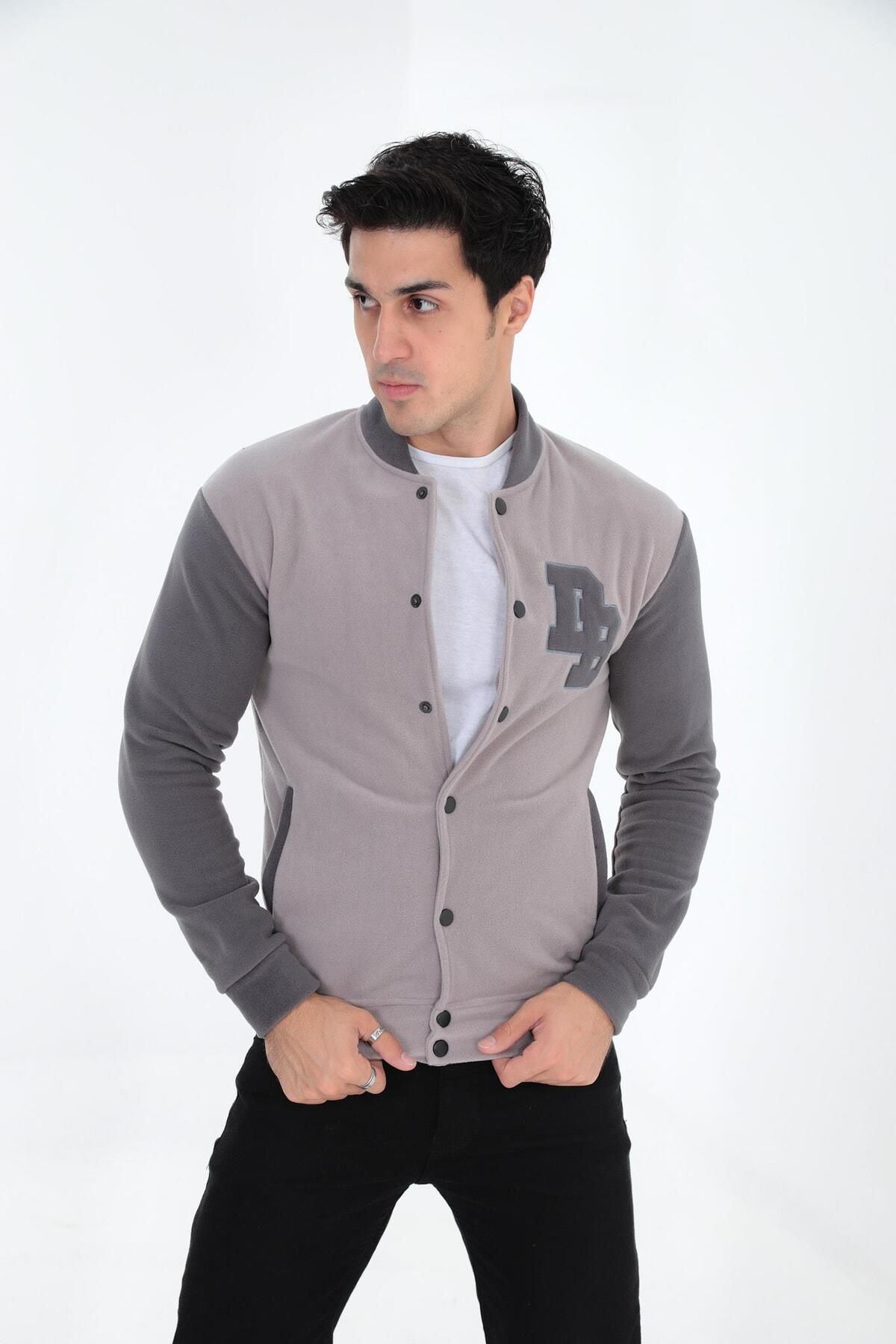 Bomber Yaka Fit Polar Kolej Ceket