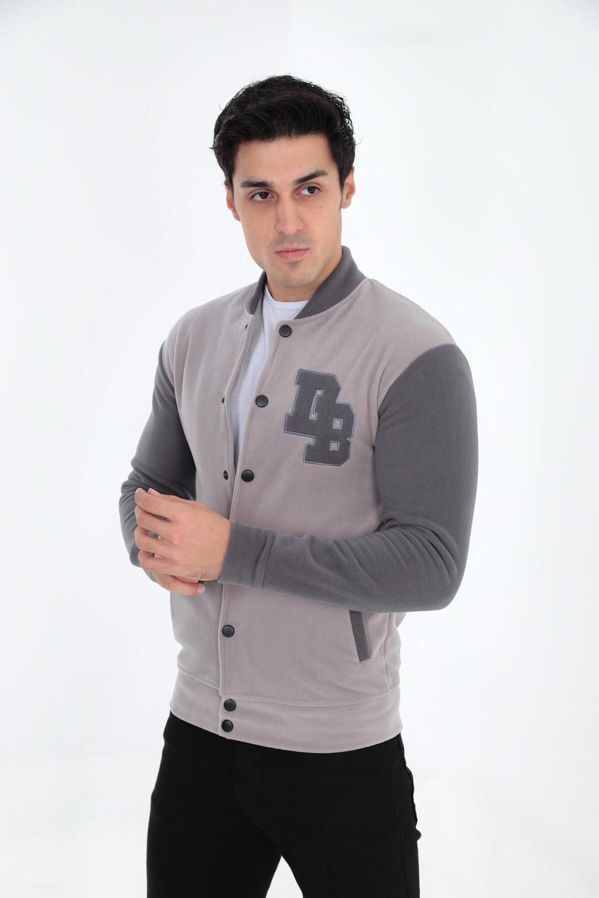 Bomber Yaka Fit Polar Kolej Ceket