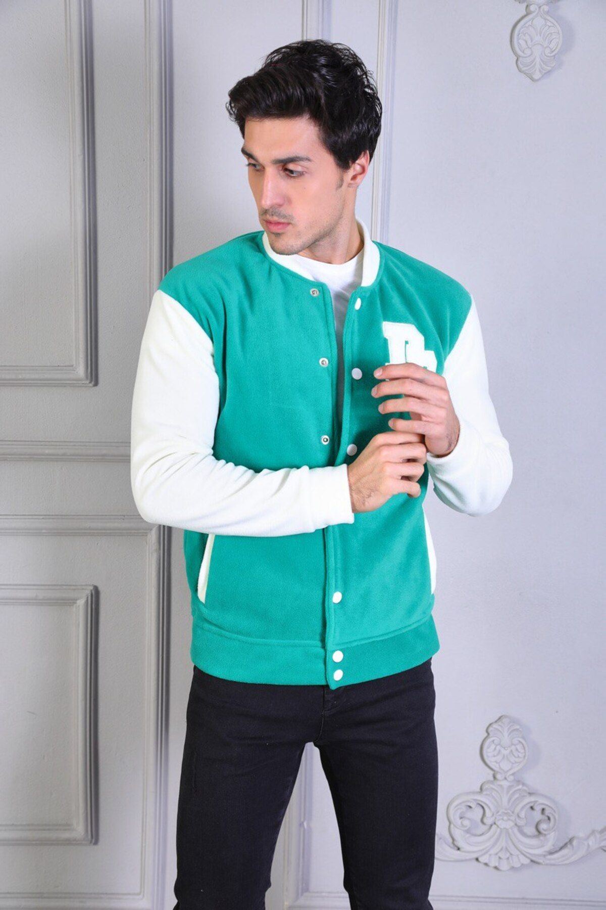 BOMBER YAKA FİT POLAR KOLEJ CEKET