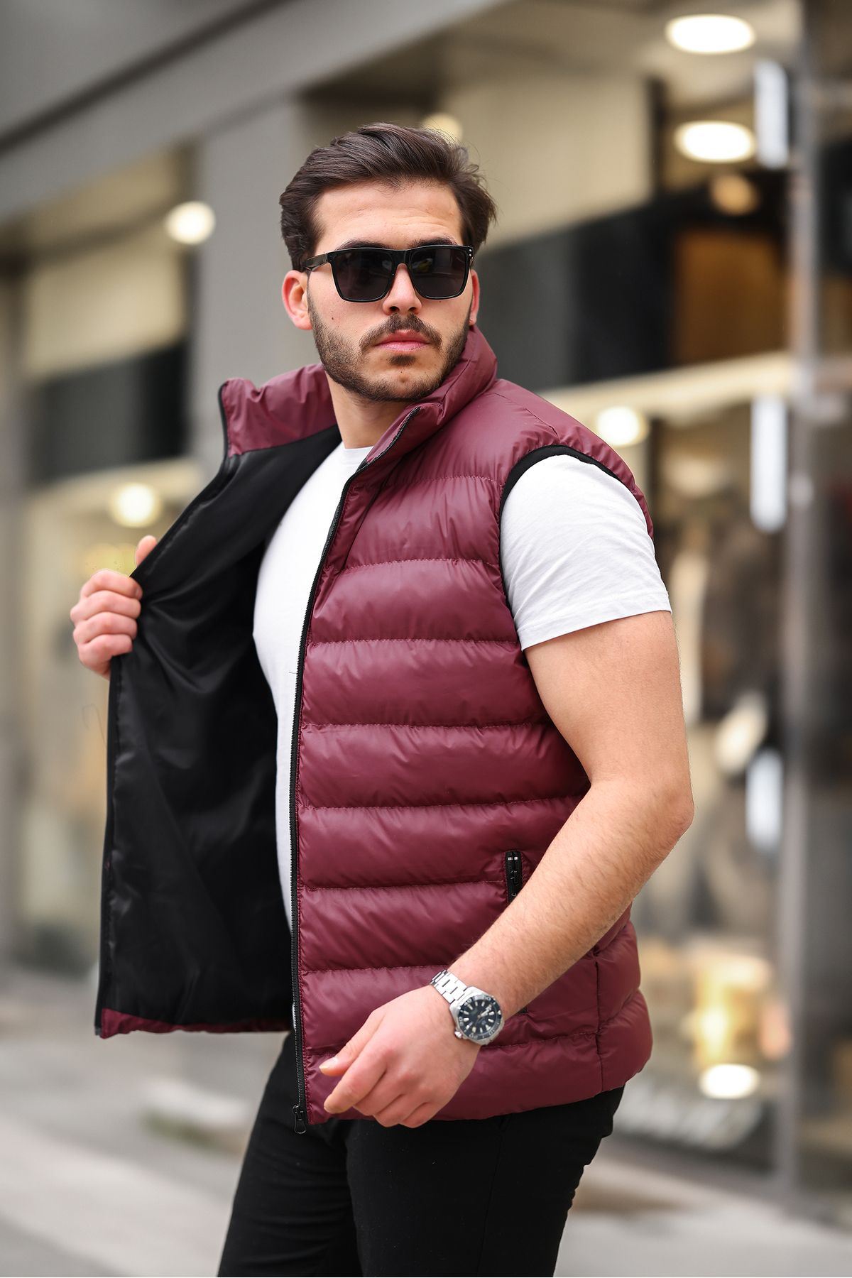 COMSTAR Erkek Siyah Şişme Yelek