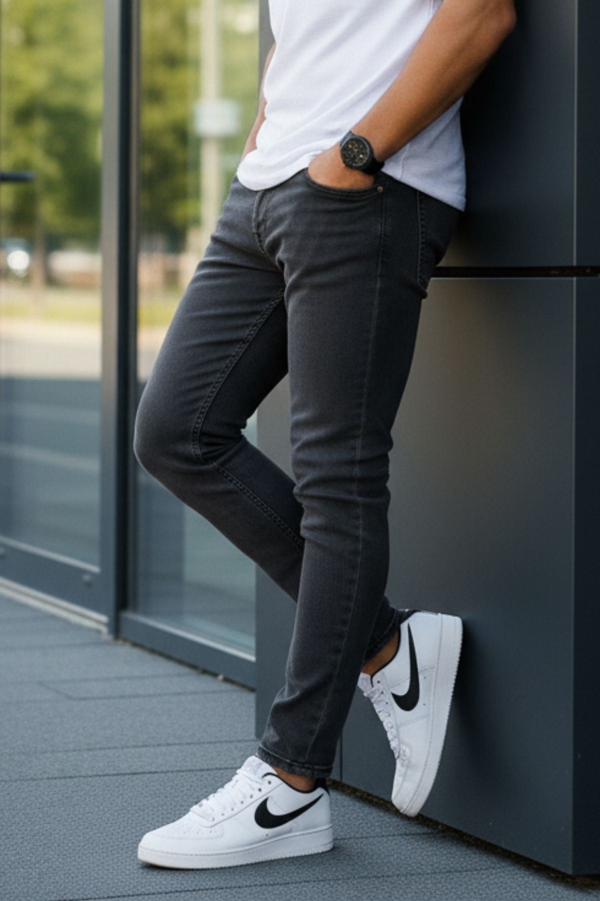 Erkek Bagy Salaş Bol Ve Rahat Kalıp Jeans Pantolon