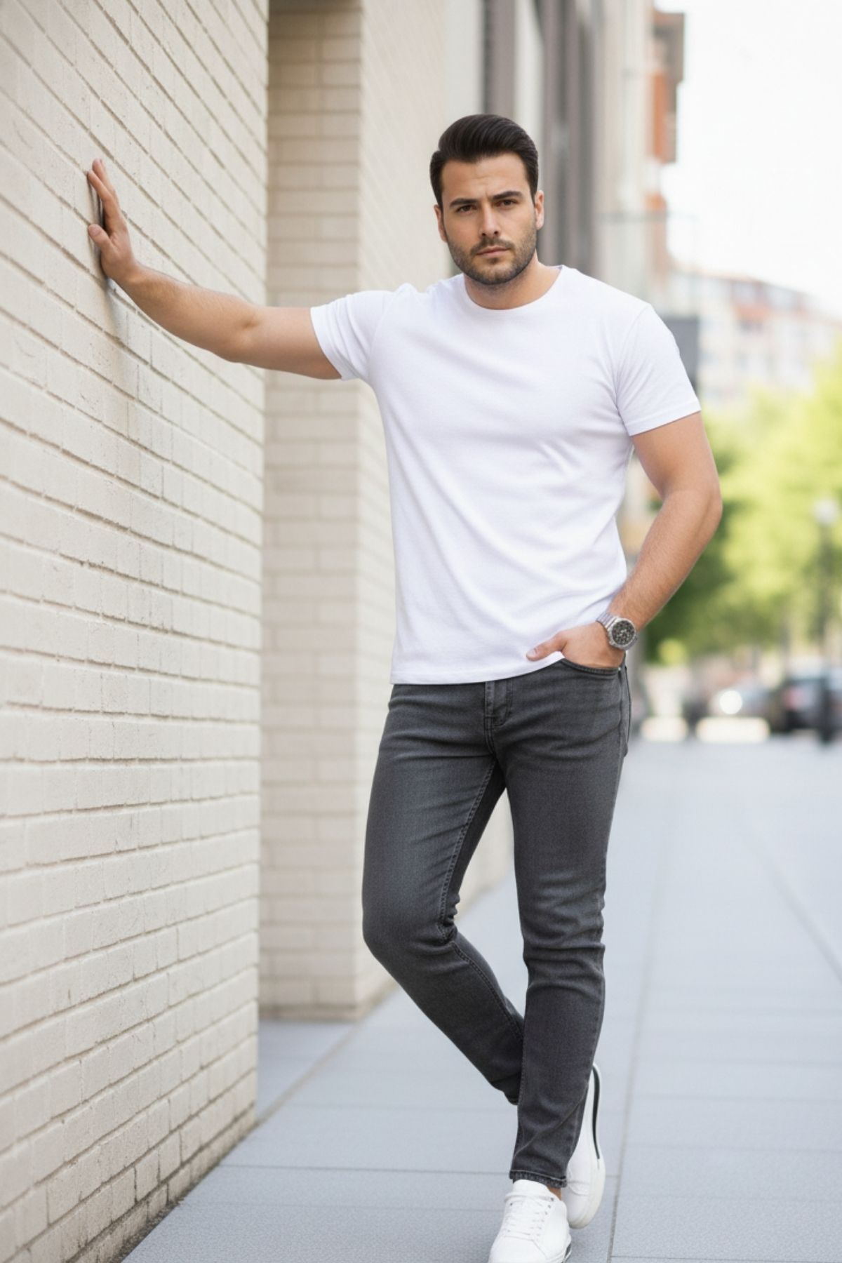 Erkek Bagy Salaş Bol Ve Rahat Kalıp Jeans Pantolon