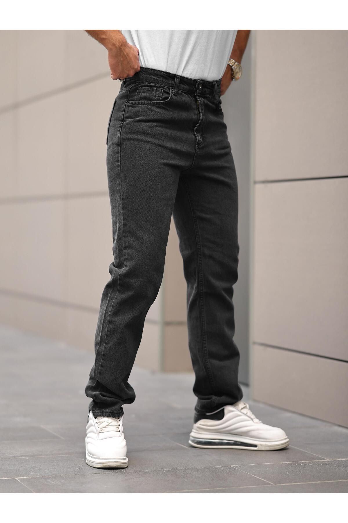 Erkek Bagy Salaş Bol Ve Rahat Kalıp Jeans Pantolon